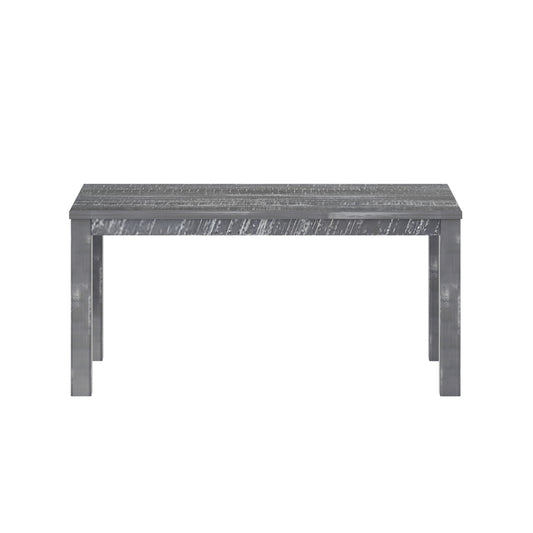 Yes4Wood Albany Grey 63" Solid Wood Dining Table for 6