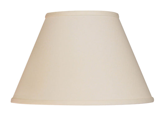 Slant Empire Hardback Lampshade with Washer Fitter, Egg, 12" x 12" x 8"