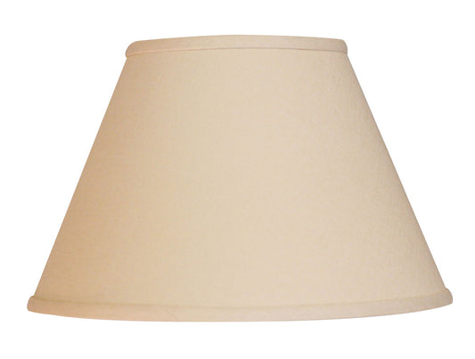 Slant Empire Hardback Lampshade with Washer Fitter, Beige, 12" x 12" x 8"