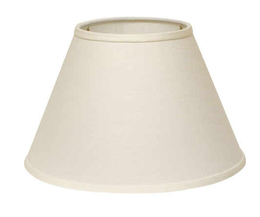 Slant Empire Hardback Lampshade with Washer Fitter, White, 12" x 12" x 8"
