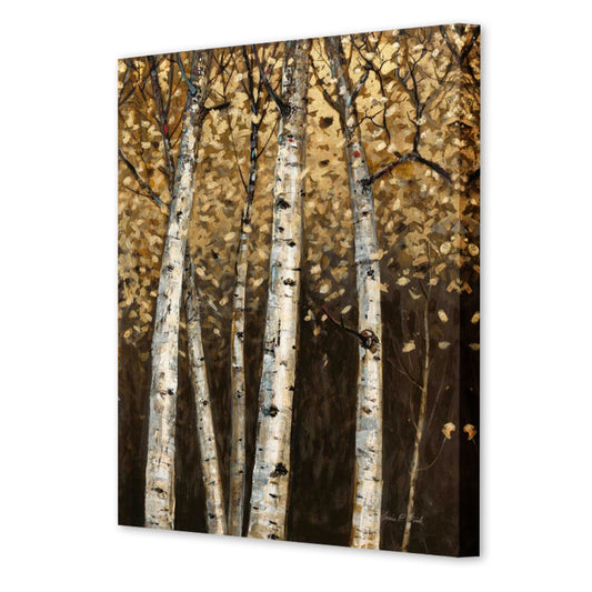 Shimmering Birches II, Fine Art Giclee Print on Gallery Wrap Canvas, 30" x 36"