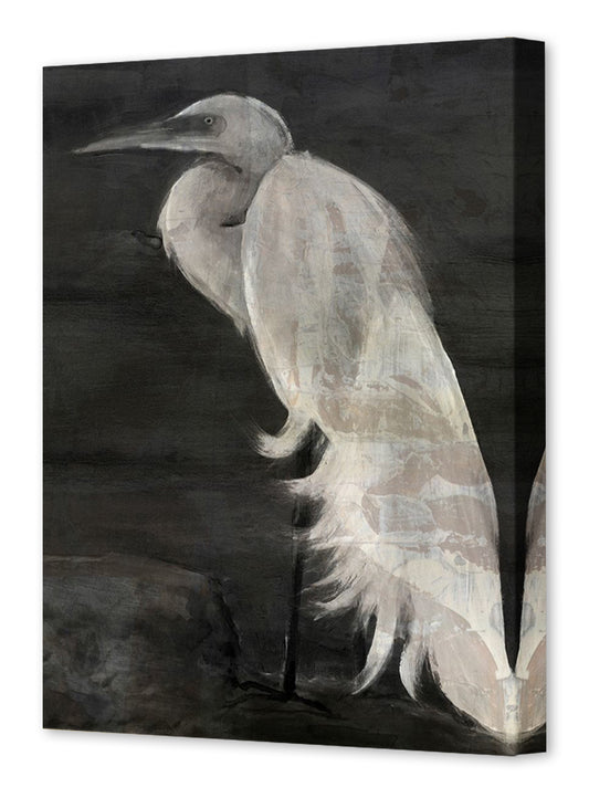 TEXTURED EGRET I