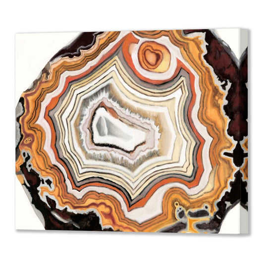 Agate Studies IV, Fine Art Giclee Print on Gallery Wrap Canvas, 40" x 30"