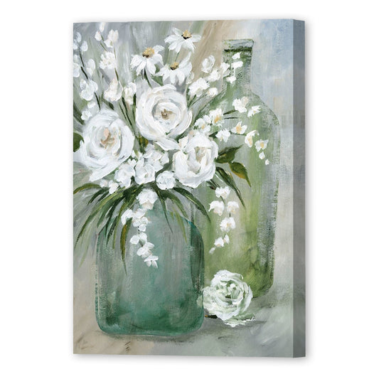 Rosey Afternoon, Fine Art Giclee Print on Gallery Wrap Canvas, 30" x 37"