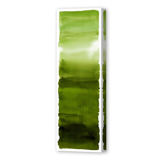 Green Blend, Fine Art Giclee Print on Gallery Wrap Canvas, 30" x 75"
