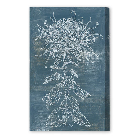Indigo Dance I, Fine Art Giclee Print on Gallery Wrap Canvas, 30" x 45"