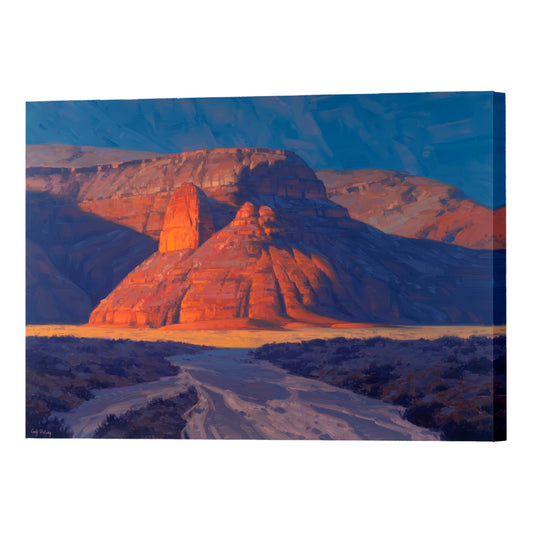 Land Of Castles, Fine Art Giclee Print On Gallery Wrap Canvas, 24" x 32"