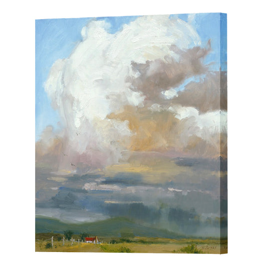 Thunder Over The Gap, Fine Art Giclee Print On Gallery Wrap Canvas, 32" x 24"