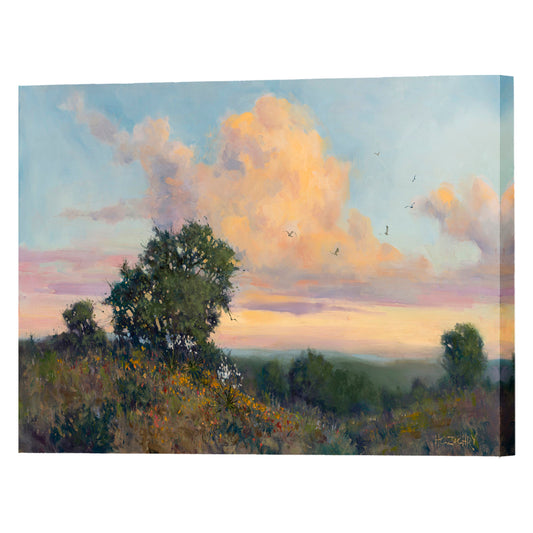 Wild Garden, Fine Art Giclee Print On Gallery Wrap Canvas, 20" x 30"