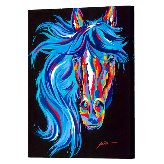 Dakota, Fine Art Giclee Print On Gallery Wrap Canvas, 32" x 24"