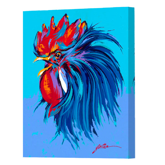 Wake Up Call, Fine Art Giclee Print On Gallery Wrap Canvas, 40" x 32"