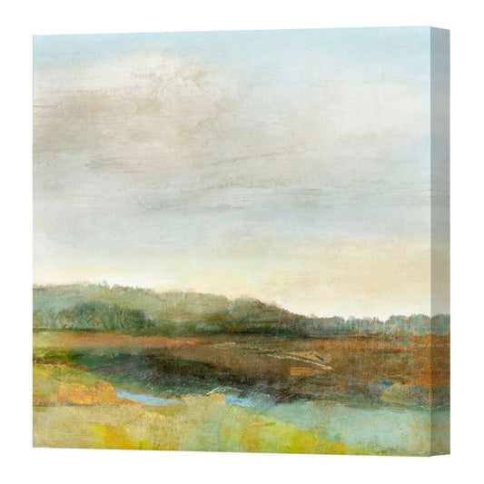 Summer Marsh, Fine Art Giclee Print On Gallery Wrap Canvas, 36" x 36"