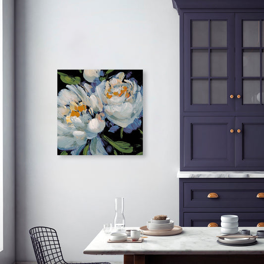 Peony Season Ii Crop, Fine Art Giclee Print On Gallery Wrap Canvas, 35" x 36"