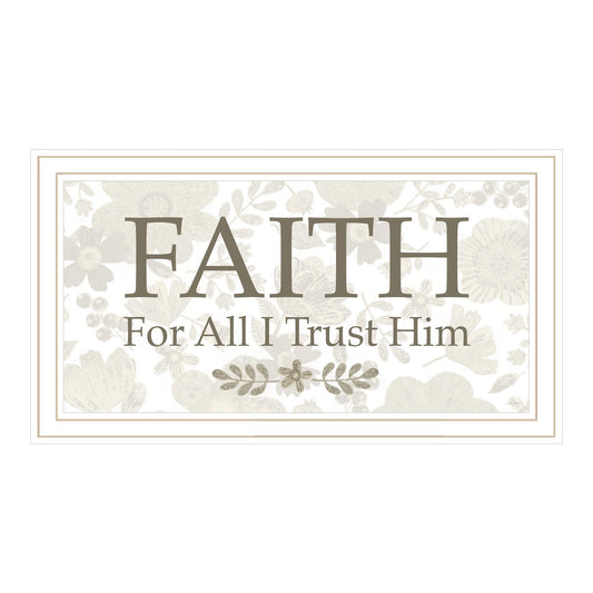 "Faith" by Annie LaPoint, Ready to Hang Framed Print, White Frame