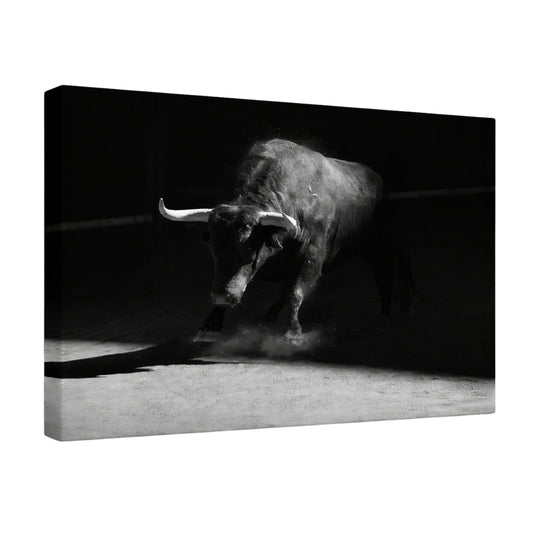 Strong Like Bull - Fine Art Giclee Print on Gallery Wrapped Canvas, 27" x 36"