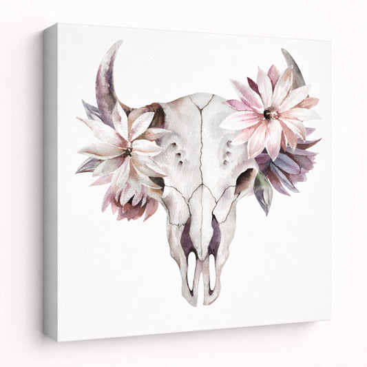 Desert Bloom - Fine Art Giclee Print on Gallery Wrapped Canvas, 12" x 12"