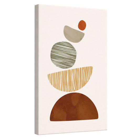 Balanced Forms - Fine Art Giclee Print on Gallery Wrapped Canvas, 24" x 18"