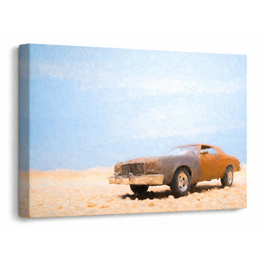 Desert Cruiser - Fine Art Giclee Print on Gallery Wrapped Canvas, 18" x 24"