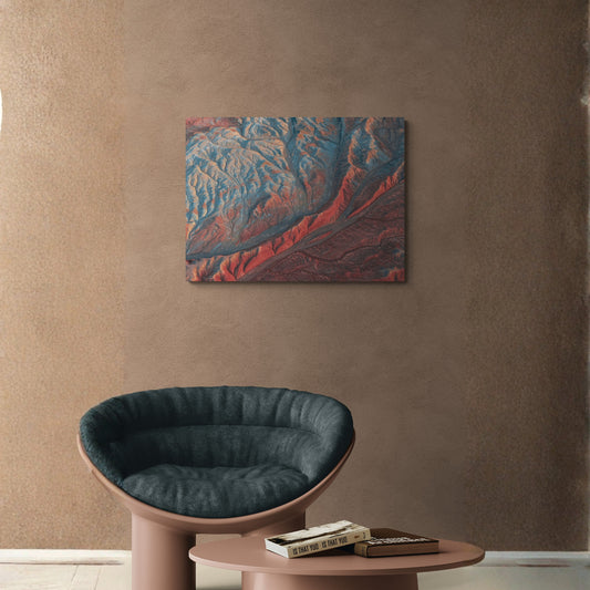Crimson Canyon - Fine Art Giclee Print on Gallery Wrapped Canvas, 15" x 20"