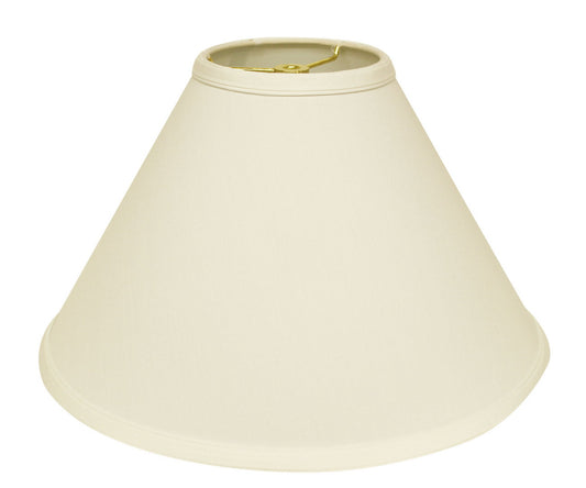 Slant Deep Cone Hardback Lampshade with Washer Fitter, Egg, 17" x 17" x 11.5"