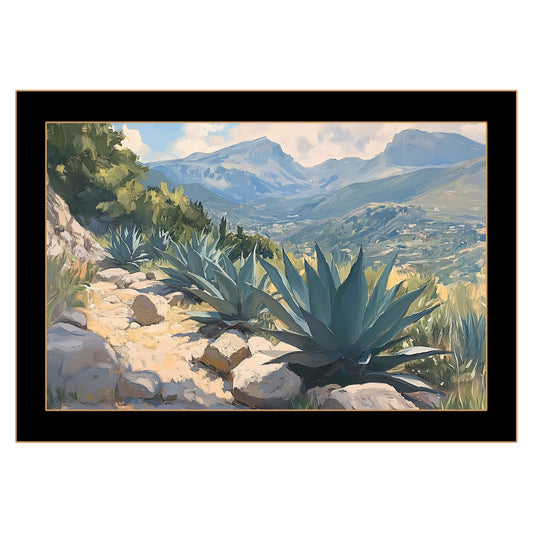 "Valley View" by Heidi Kuntz, Ready to Hang Framed Print, Black Frame