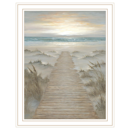 "The Path" by Georgia Janiesse , Ready to Hang Framed Print, White Frame