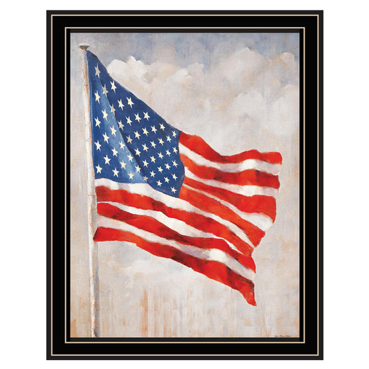 "Freedom Flyer" by Jo Moulton , Ready to Hang Framed Print, Black Frame