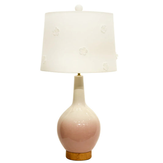 Ceramic Table Lamp/Fabric shade with UL standard