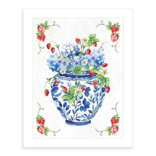 "Touch of Sweetness" by Nicole DeCamp , Ready to Hang Framed Print, White Frame