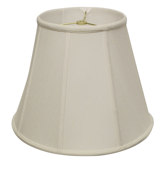 Deep Empire Softback Lampshade with Washer Fitter, White, 9"x18"x13"