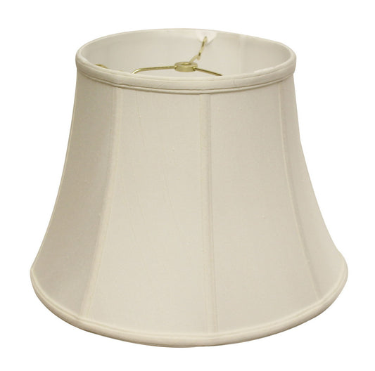 Slant Modified Bell Softback Lampshade with Washer Fitter, White