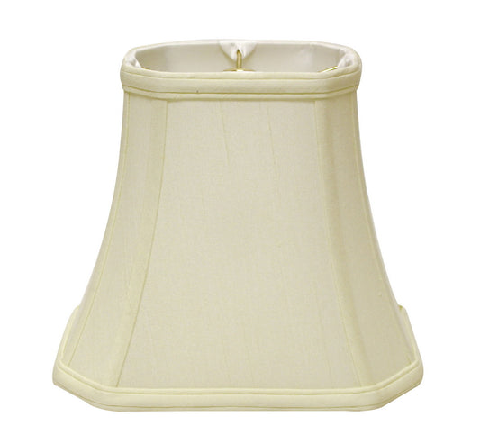 Slant Cut Corner Rectangle Bell Softback Lampshade with Washer Fitter, Egg