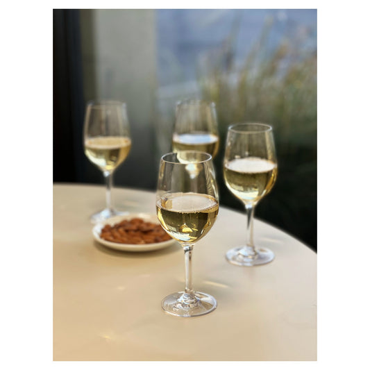 Tritan Wine Glasses Set of 4, 12oz, Clear