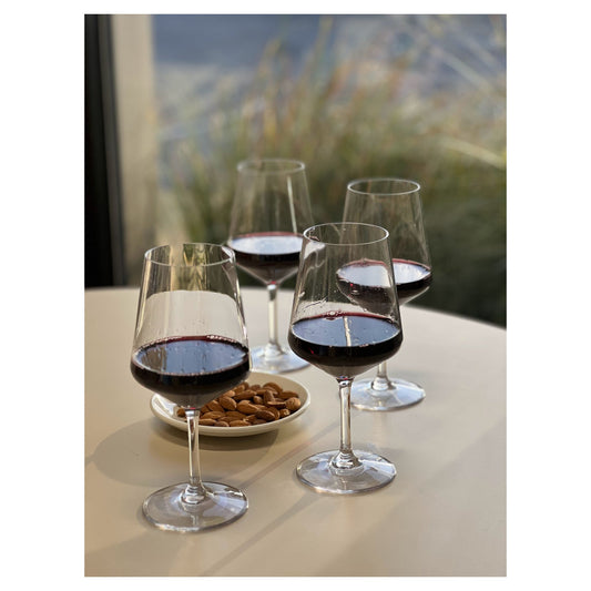 Tritan Lexington Wine Glasses Set of 4, 18oz, Clear