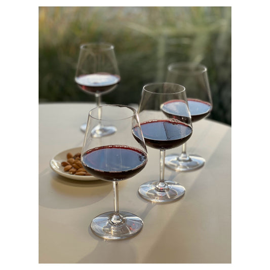LeadingWare Lexington Tritan Wine Glasses Set of 4, 20oz, Unbreakable, BPA Free, Clear