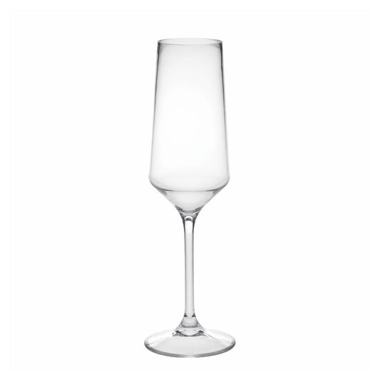 Tritan Lexington Champagne Flutes Set of 4, 10oz, Clear