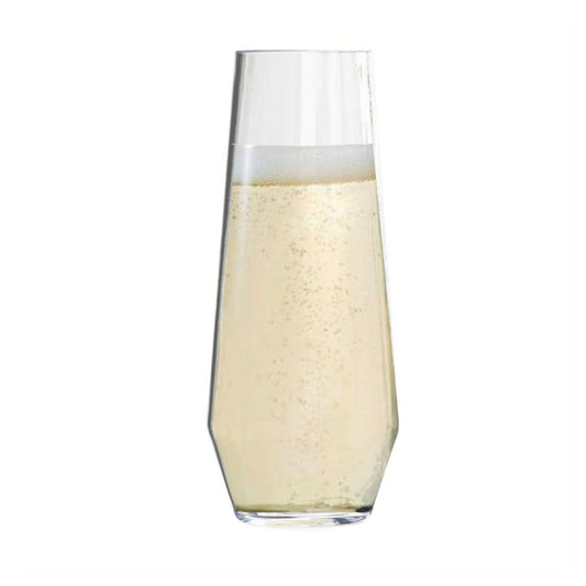 Tritan Lexington Champagne Flutes Set of 4, 9oz, Clear