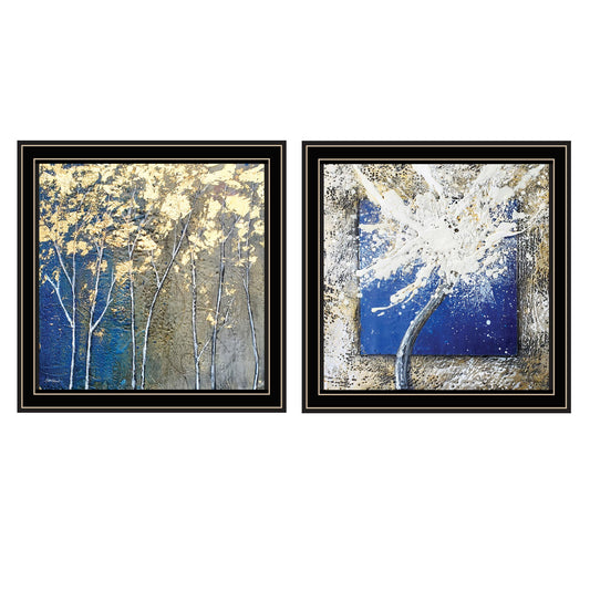 "What Happened? I Mean What Happened!" 2-Piece Vignette by Britt Hallowell Ready to Hang Framed Print, Black Frame