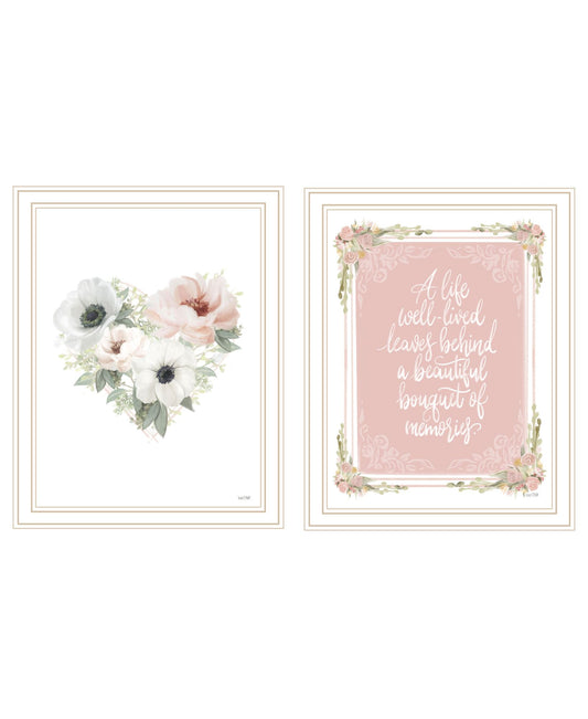 Trendy Decor 4U ÒA Life Well Lived Ð Makes you smile at the Memories!Ó Framed Wall Art for Living Room, Wall Art Print for Home Decor, Bedroom Wall Art by House Fenway