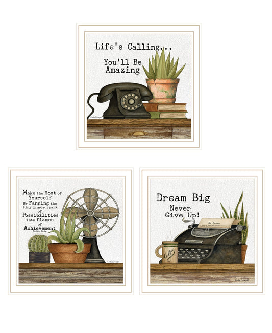 Trendy Decor 4U ÒMake the Most of YourselfÓ Framed Wall Art for Living Room, Wall Art Print for Home Decor, Bedroom Wall Art by Linda Spivey