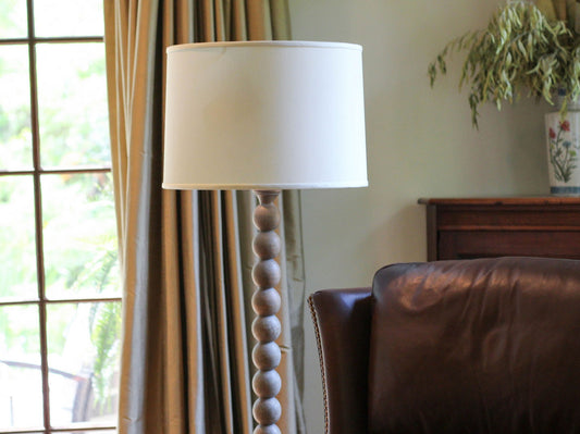 Slant Retro Drum Hardback Lampshade with Washer Fitter, Egg