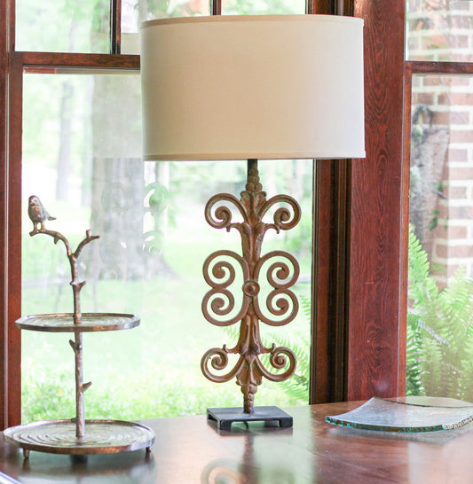 Slant Retro Oval Hardback Lampshade with Washer Fitter, Egg, 10" x 16" x 10"