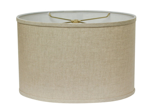 Slant Retro Oval Hardback Lampshade with Washer Fitter, Heather, 10" x 16" x 10"