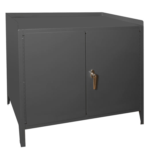 Durham Mfg Heavy-Duty Storage Cabinet, 36" x 24", 1 Shelf, Gray