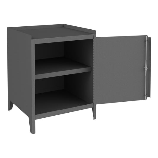 Durham Mfg Heavy-Duty Storage Cabinet, 24" x 24", 1 Shelf, Gray