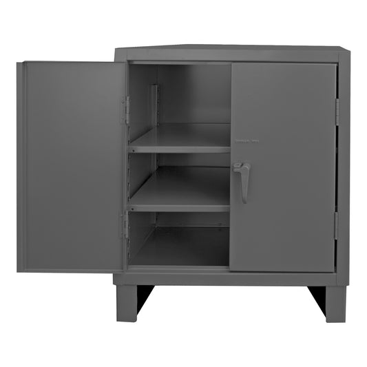 Durham Mfg Heavy-Duty Steel Cabinet, 36" x 24" x 42", Gray