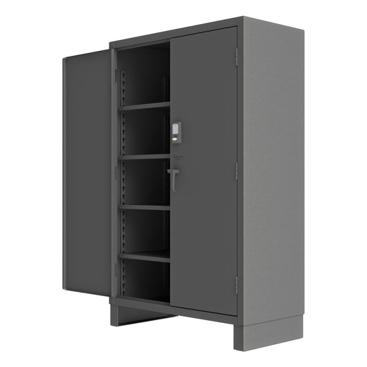 Durham Mfg Access Control Cabinet, 48" x 24" x 78", Gray