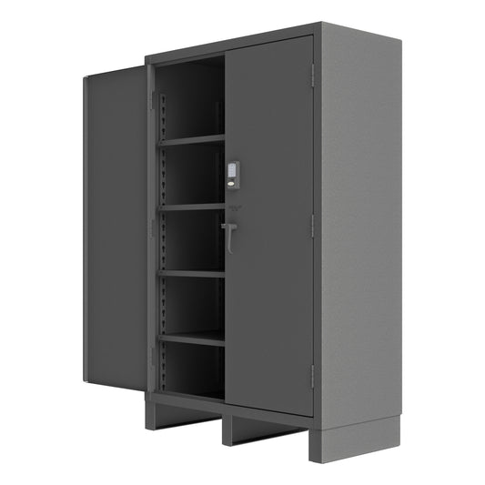 Durham Mfg Access Control Cabinet, 60" x 24" x 78", Gray