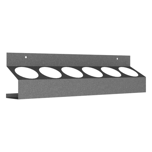 Durham Mfg Aerosol Can Holder, 6 Cans, Gray