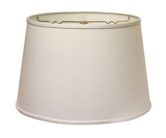 Slant Modified Empire Hardback Lampshade with Washer Fitter, White